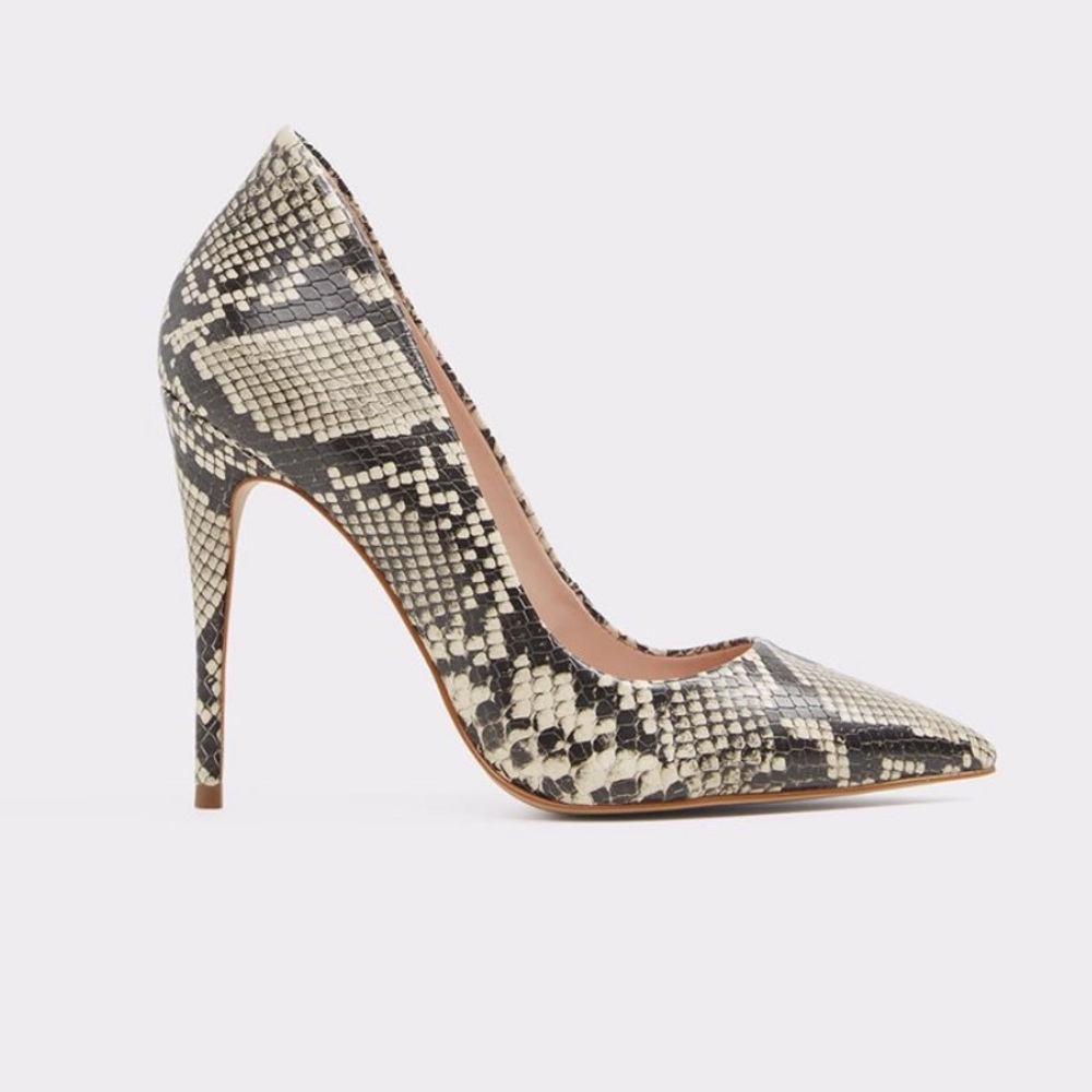 ALDO Snakeskin Cassedy High Heels